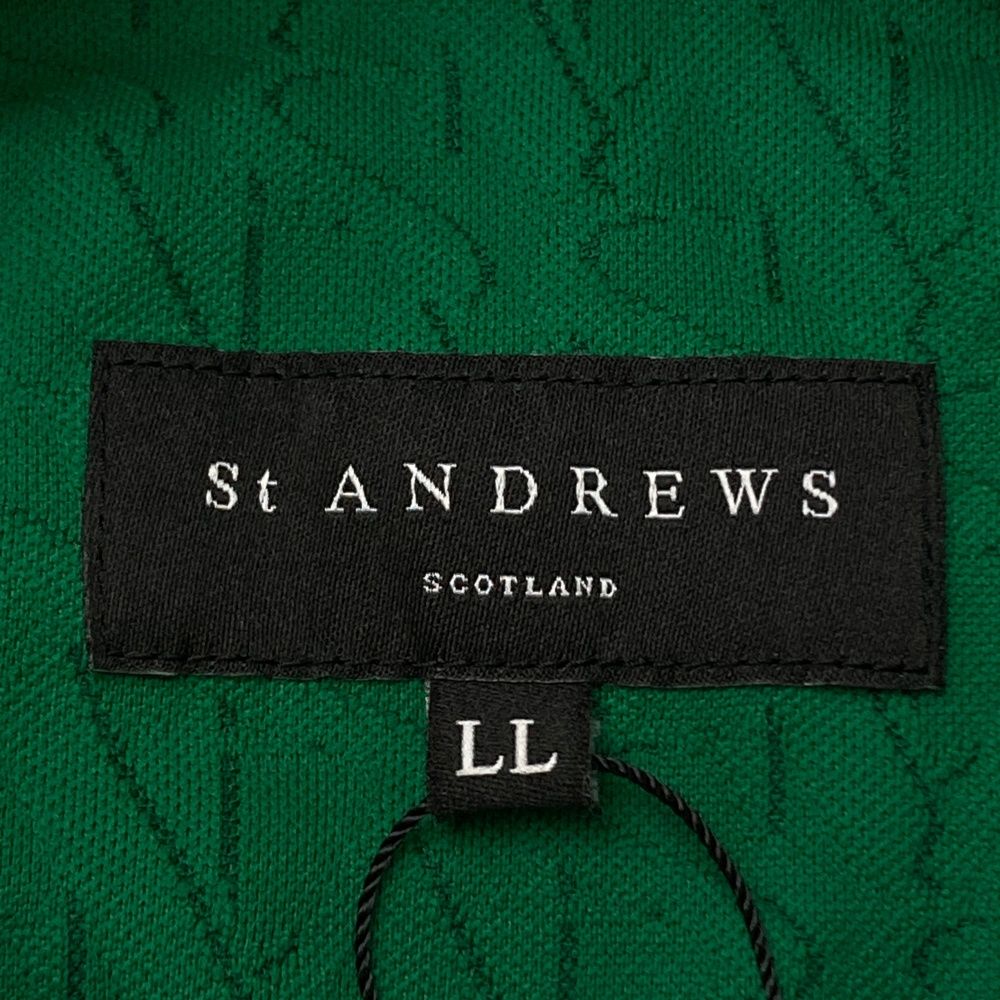 セントアンドリュース半袖ポロシャツグリーン系新品未使用LLサイズ サイズ：LL ST ANDREWS セントアンドリュース 半袖ポロシャツ 総