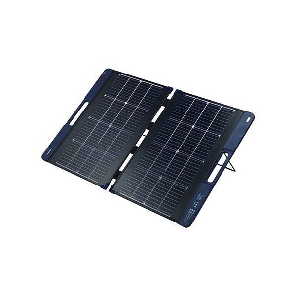 エレコム ポータブルソーラーパネル 100 出力100W|両面受光型 ネイビー MPA-SP100DNV
