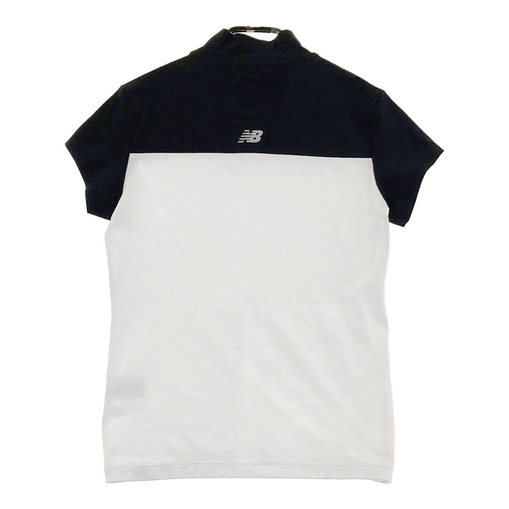 サイズ：0 NEW BALANCE GOLF ニューバランス  ハイネック 半袖Tシャツ ロゴプリント  ホワイト系 [240101428458] ゴルフウェア レディース ストスト サイズ：0 NEW BALANCE GOLF ニューバランス ハイネック 半袖T