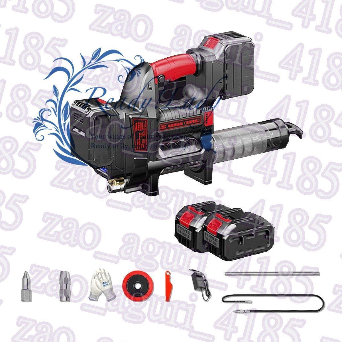 コードレスグリースガン12000PSI高圧グリースガン充電式24v コードレス