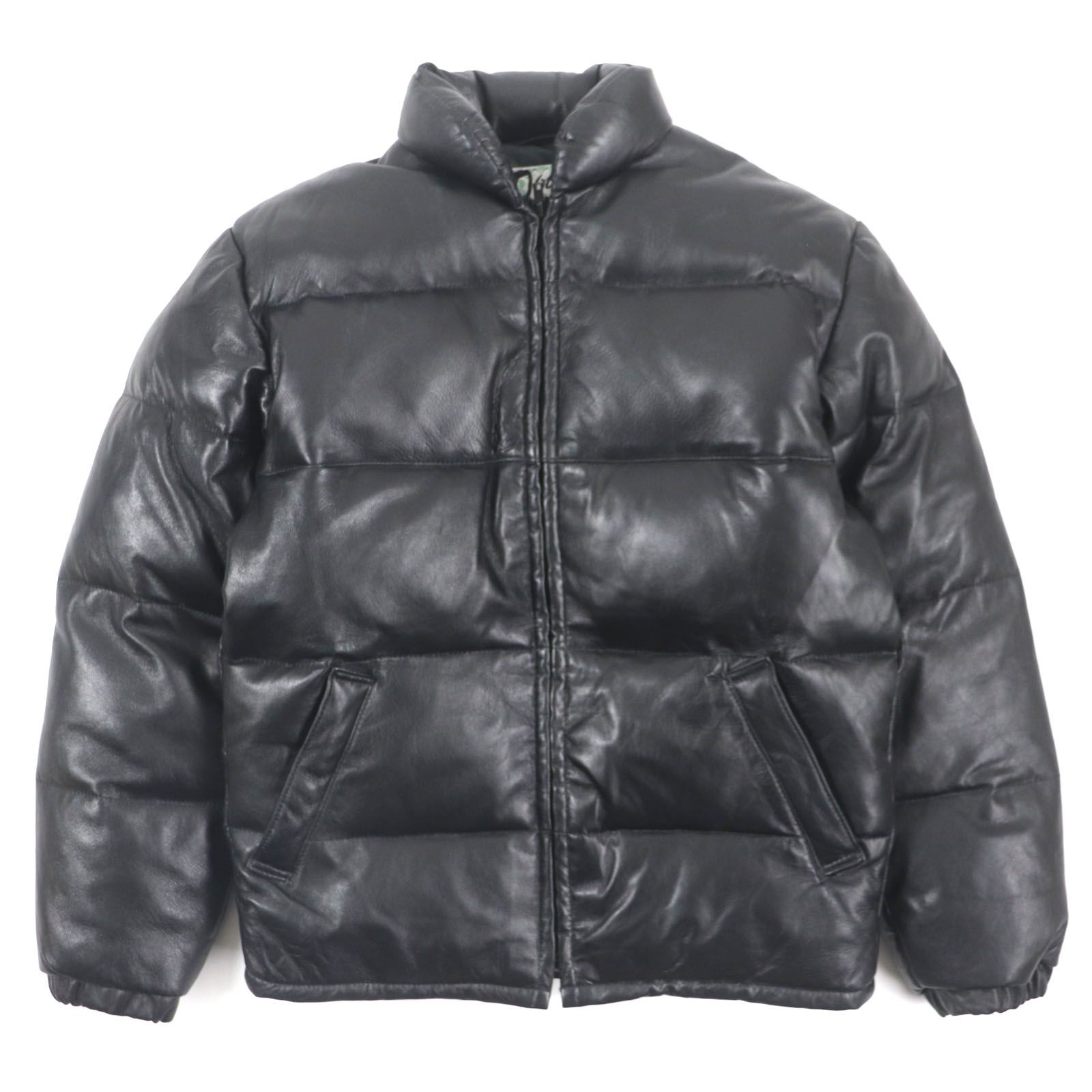 美品schott ショット 214D LEATHER DOWN JACKET レザー ジップアップ