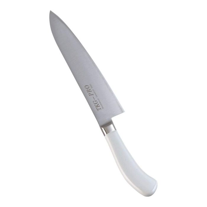 3営業日で発送 遠藤商事 Endo Shoji ＴＫＧ ＰＲＯ 抗菌 牛刀 両刃 ２１㎝ ホワイト ATK437