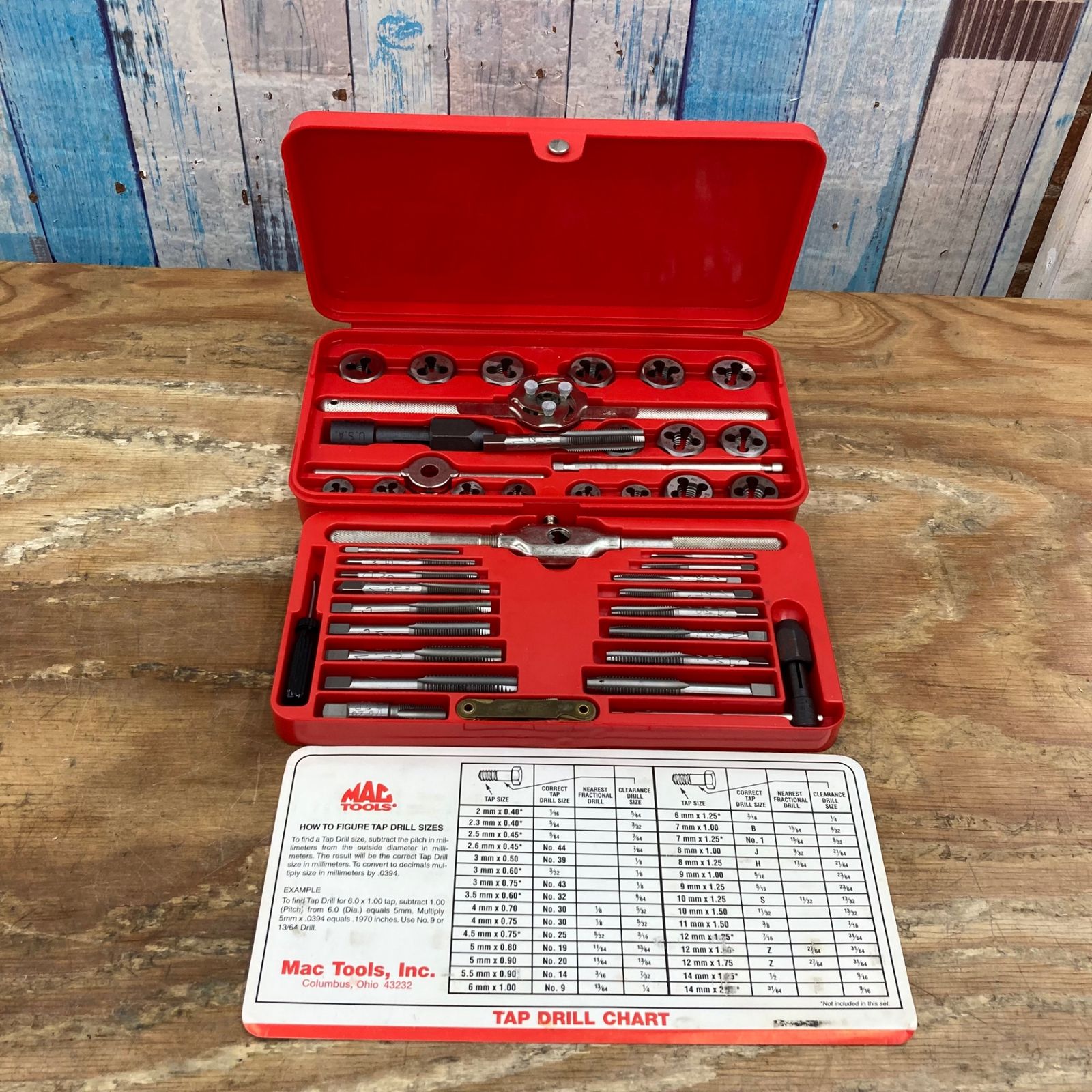 マックツールズ MACTOOLS タップ ダイスセット METRIC8017TS 柏店