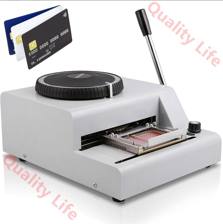 手動エンボス加工機 72文字あり PVCカード作り 銀行カード/VIP