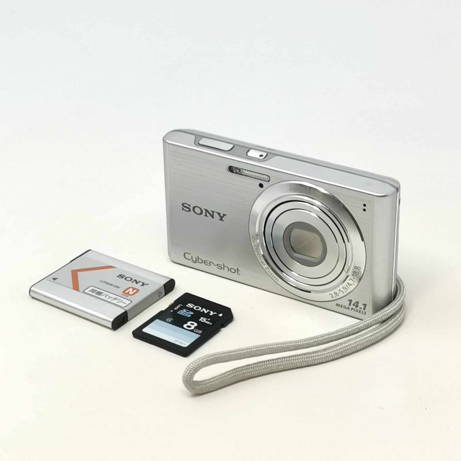 ソニー SteadyShot DSC w610 シルバー デジカメ 動作確認済み 箱あり