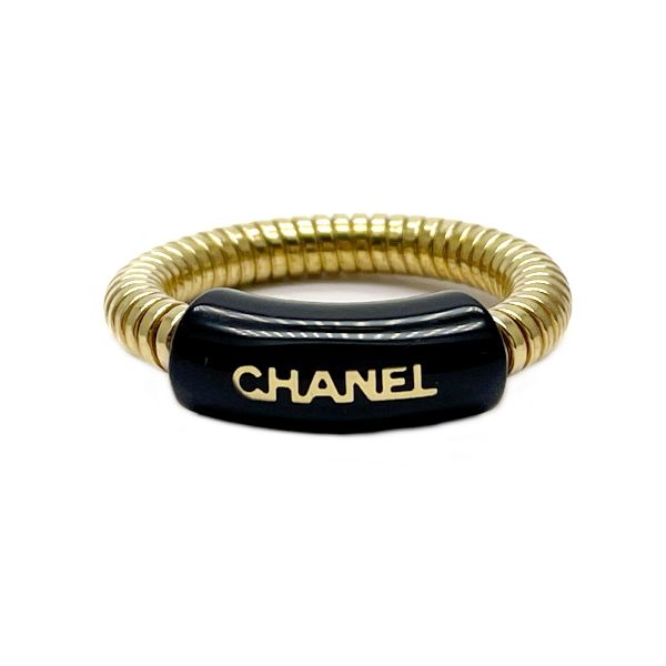 CHANEL☺︎ロゴ 縄 チューブ 01P☺︎ヴィンテージ☺︎リング☺︎指輪