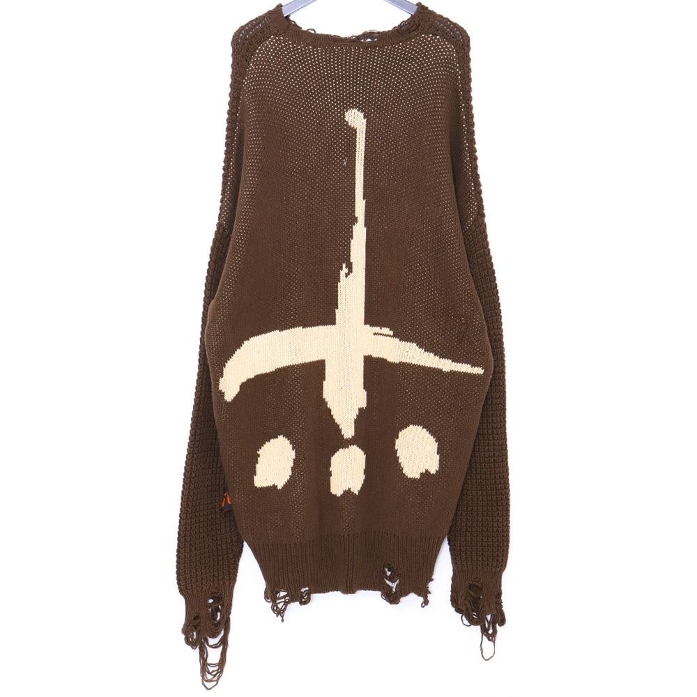 CVTVLIST CTLS CRASH KNIT フリーサイズ ブラウン 2201100301 - メルカリ
