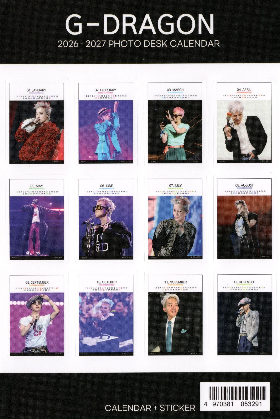 BIGBANG V.I フォト　カレンダー&ダイアリー BIGBANG V.I フォト カレンダー&ダイアリー Calendar and