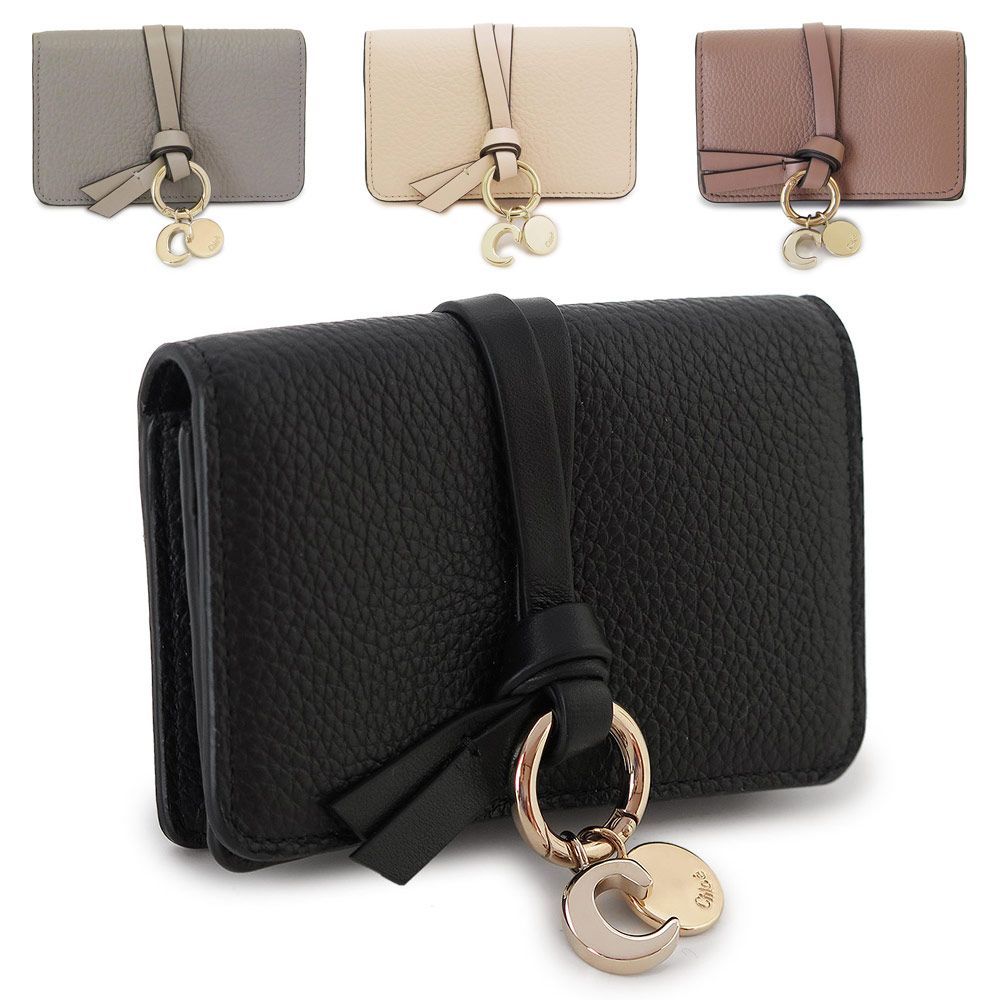 Chloeカードケース （□Chloe□クロエ グレインレザー製ENVELOPEカード  