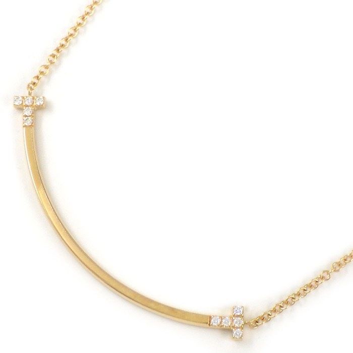 ティファニー Tiffany & Co. ネックレス Tスマイル スモール 74957013 