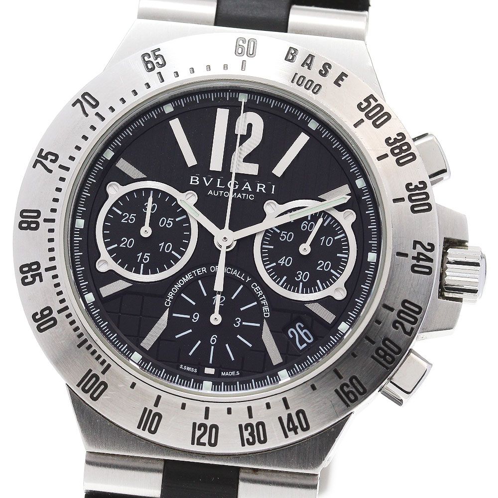 ブルガリ BVLGARI CH40STA ディアゴノ タキメトリック デイト クロノ