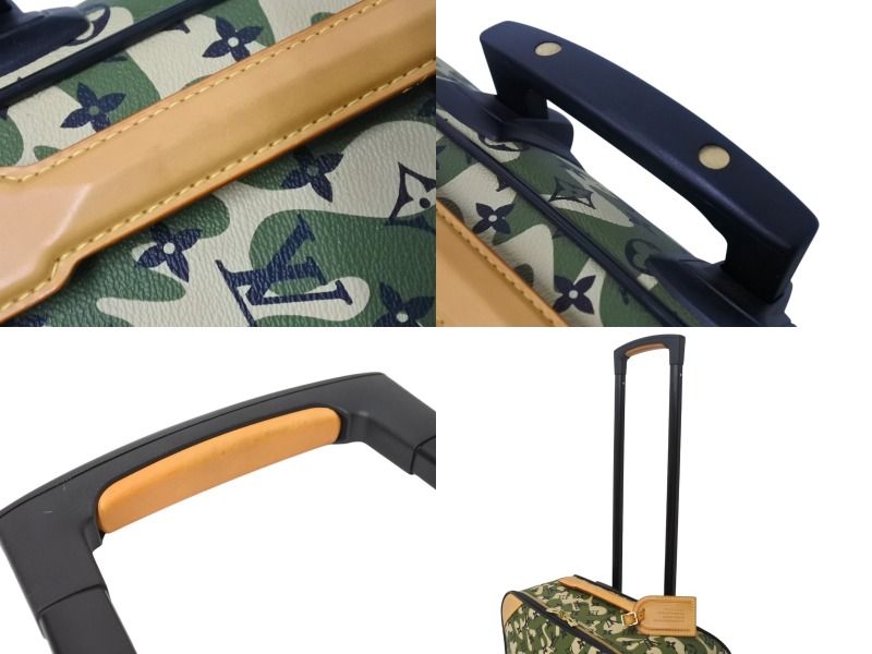 新品同様 LOUIS VUITTON ルイヴィトン ペガス60 キャリーバッグ M23333 モノグラモフラージュキャンバス 2008年限定 村上隆 中古 4b002541 新品同様 LOUIS VUITTON ルイヴィトン ペガス60 キャリーバッグ M23333