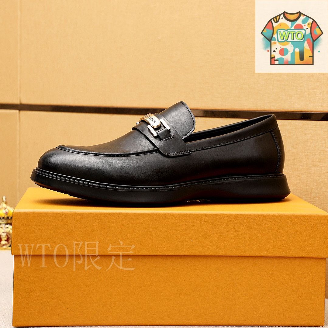 極美品　ルイヴィトンLOUIS VUITTON レザーモカシン　シューズ革靴 LOUIS VUITTON ルイ・ヴィトン カジュアルレザーシューズ16