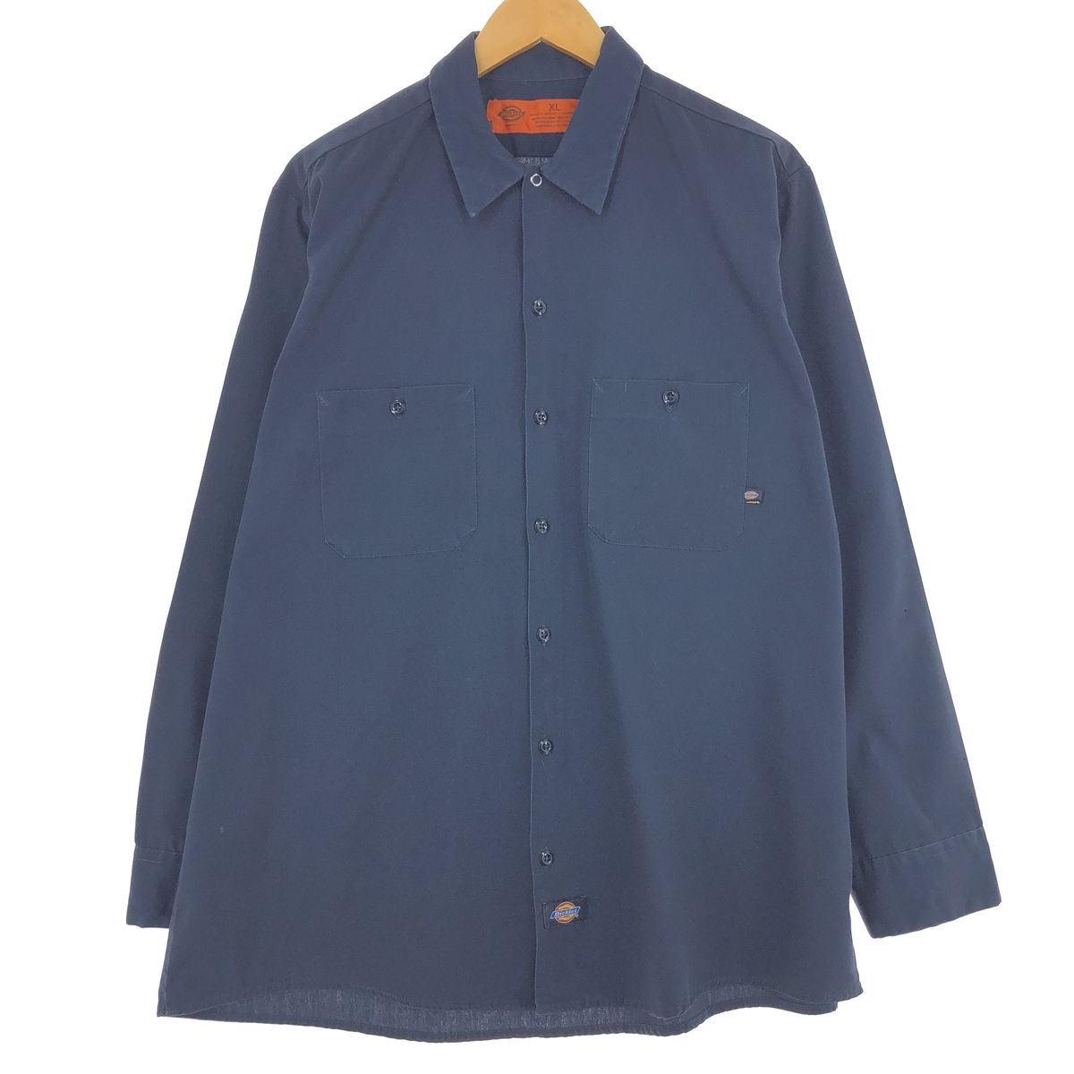 古着 ディッキーズ Dickies 長袖 ワークシャツ メンズXL/eaa444070