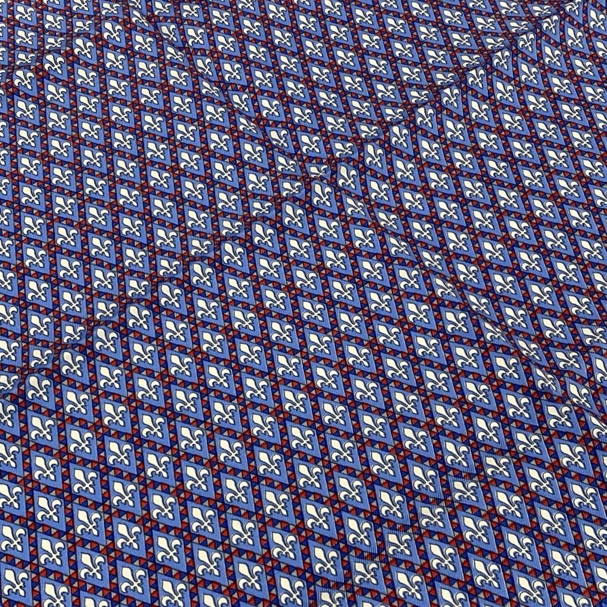 HERMES(エルメス) スカーフ美品 プチカレ ブルーグレー×レッド×マルチ