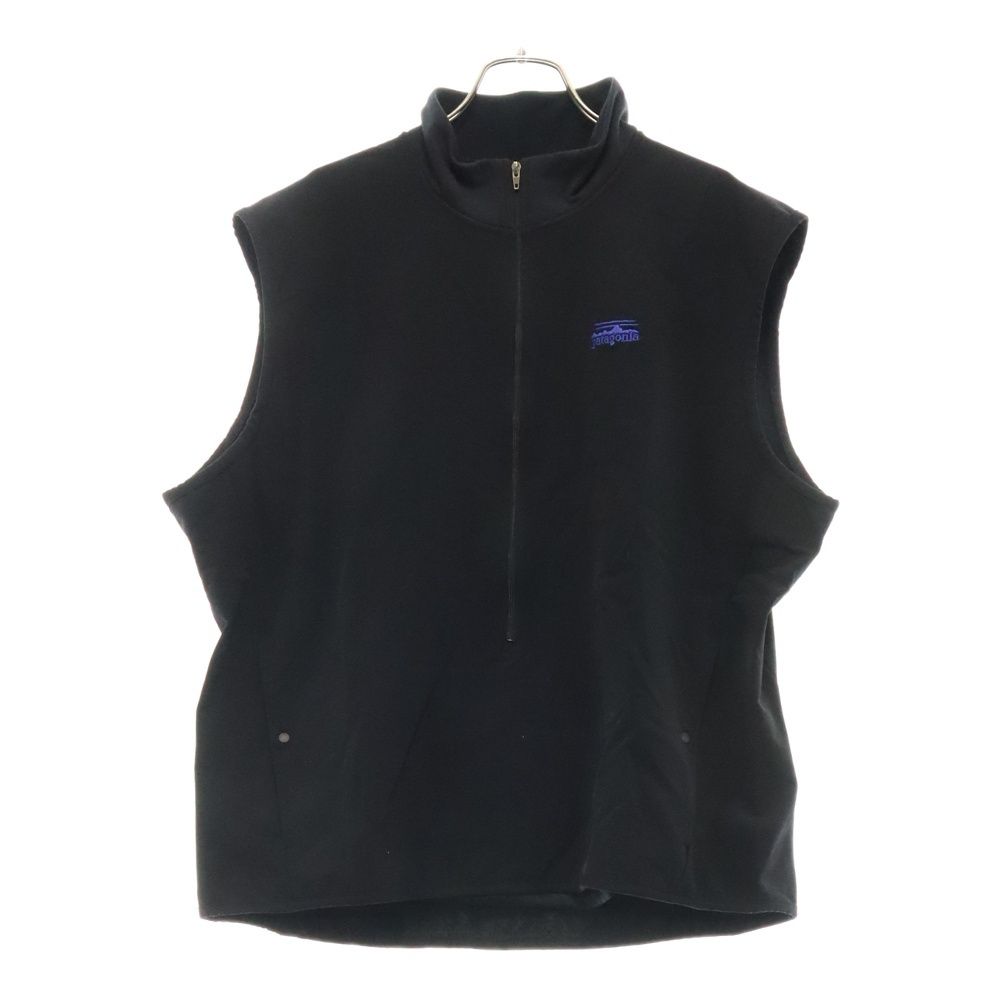 Patagonia 黒 ジップアップベスト Patagonia パタゴニア 黒 ジップアップベスト
