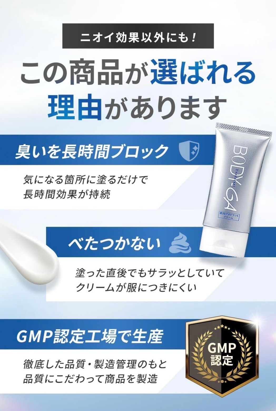 新品未使用】 BODY‑GA（ボディージーエー）薬用デオドラント