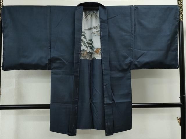 平和屋着物○男性 本場大島紬 アンサンブル 100亀甲 総詰め キング