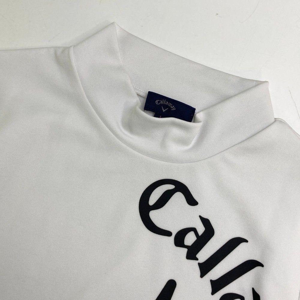 サイズ：L CALLAWAY キャロウェイ ハイネック 長袖Tシャツ ロゴ