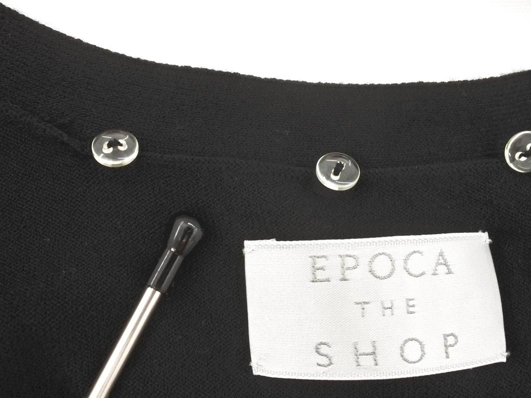 EPOCA エポカ THE SHOP カーディガン size38/黒 □◇ レディース