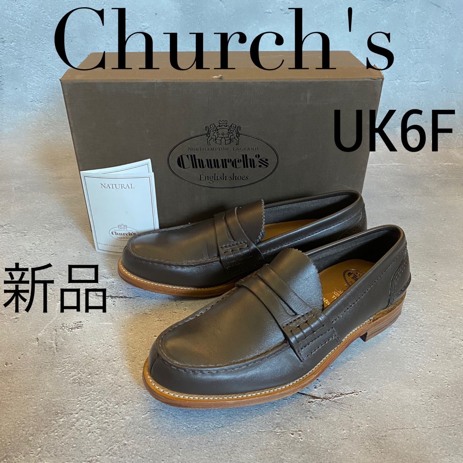 新品 Church's Pembrey ペンブリー ペニーローファー Uチップ