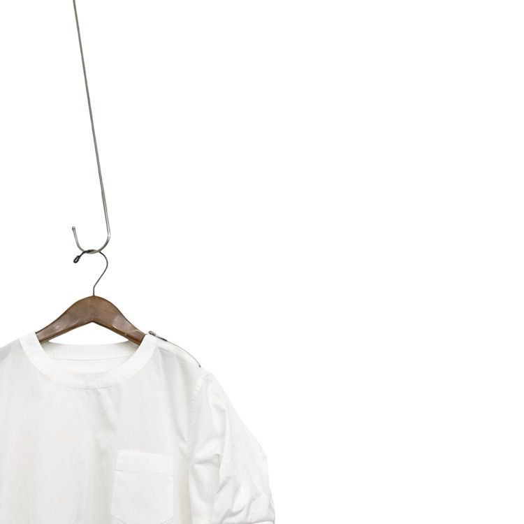 sacai ホワイト パフスリーブ シャツ Sacai パフスリーブ Tシャツ | ホワイト | FARFETCH JP