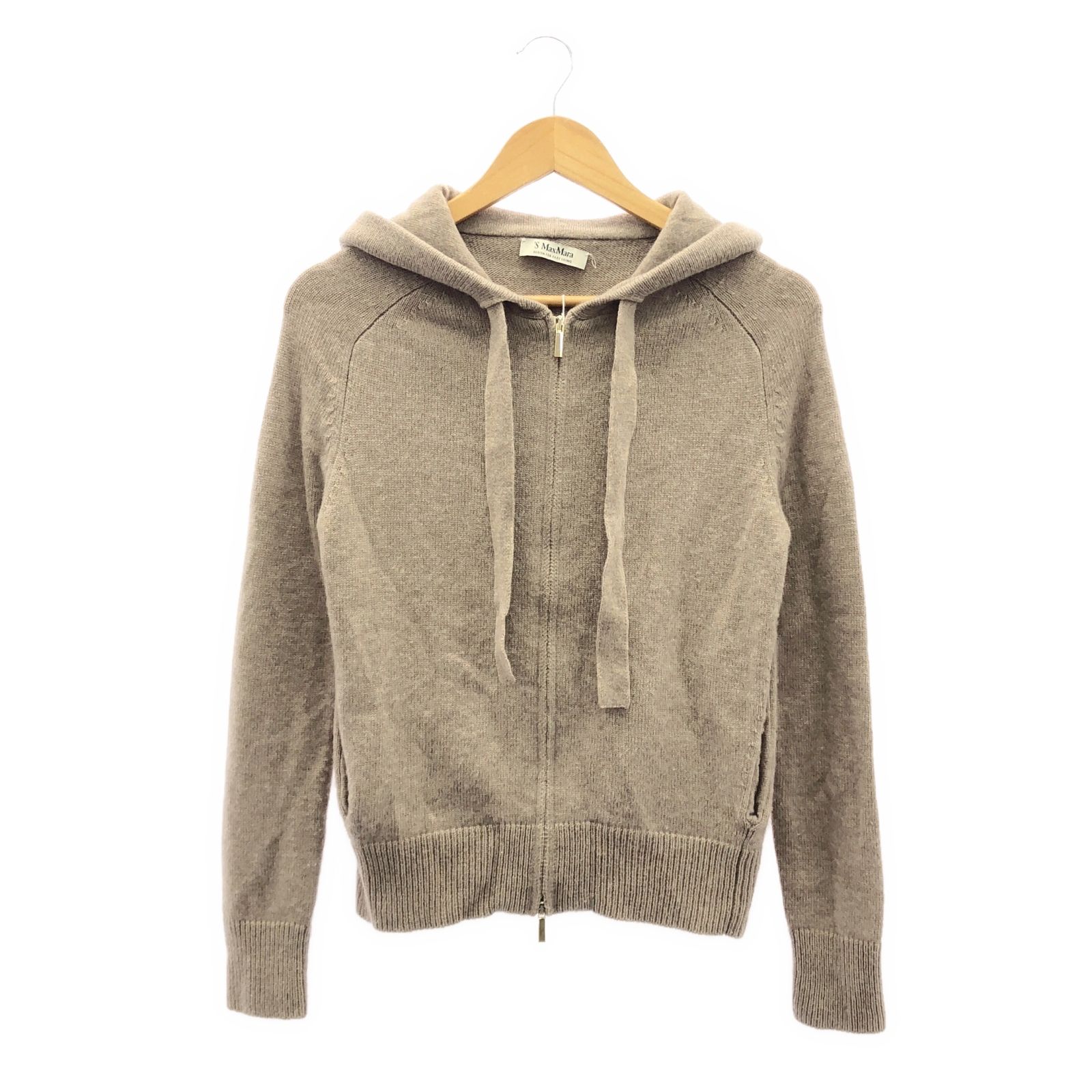 S Max Mara エス マックスマーラ ニットパーカー ウール カシミヤ