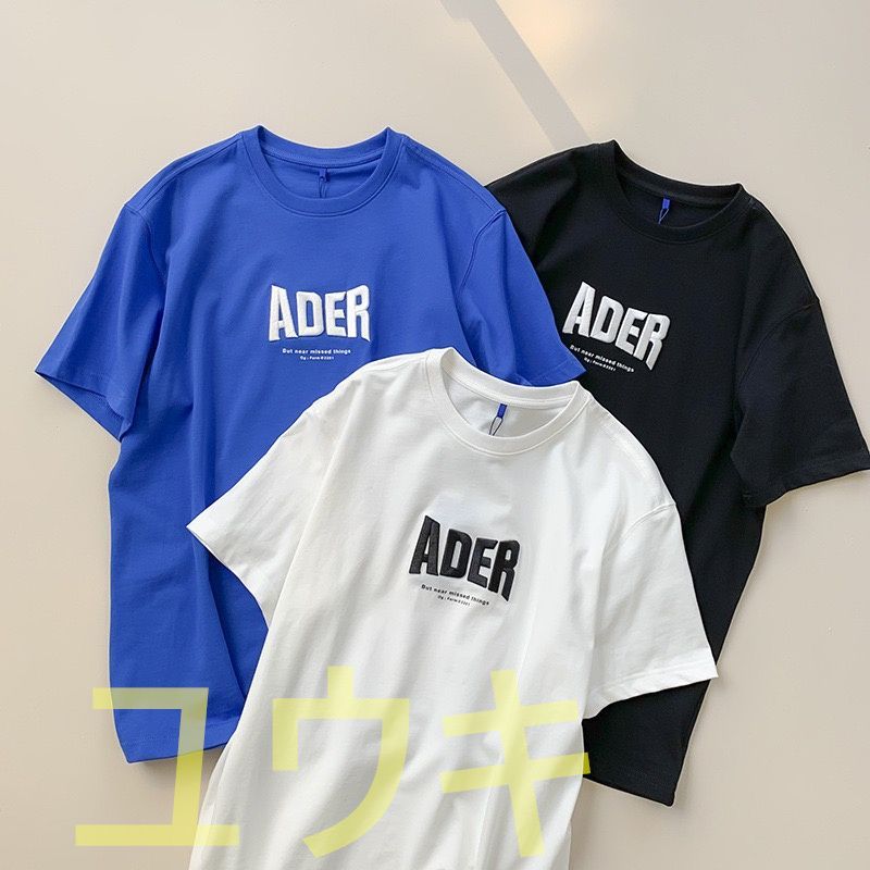 新品 アーダーエラー ADERERROR Tシャツ 男女兼用半袖 韓国Tシャツ - メルカリ