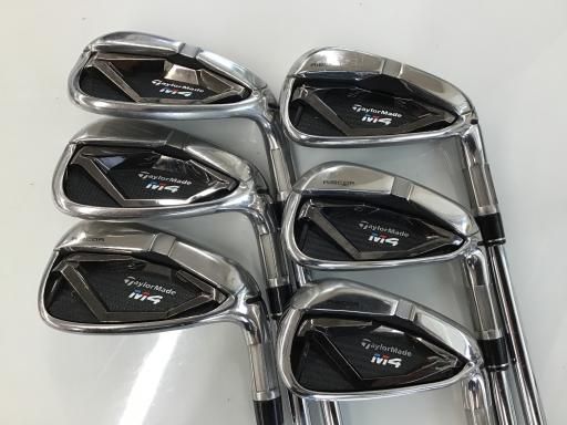 中古】 テーラーメイド M4 6S アイアンセット IR RE-AX 90 STEEL