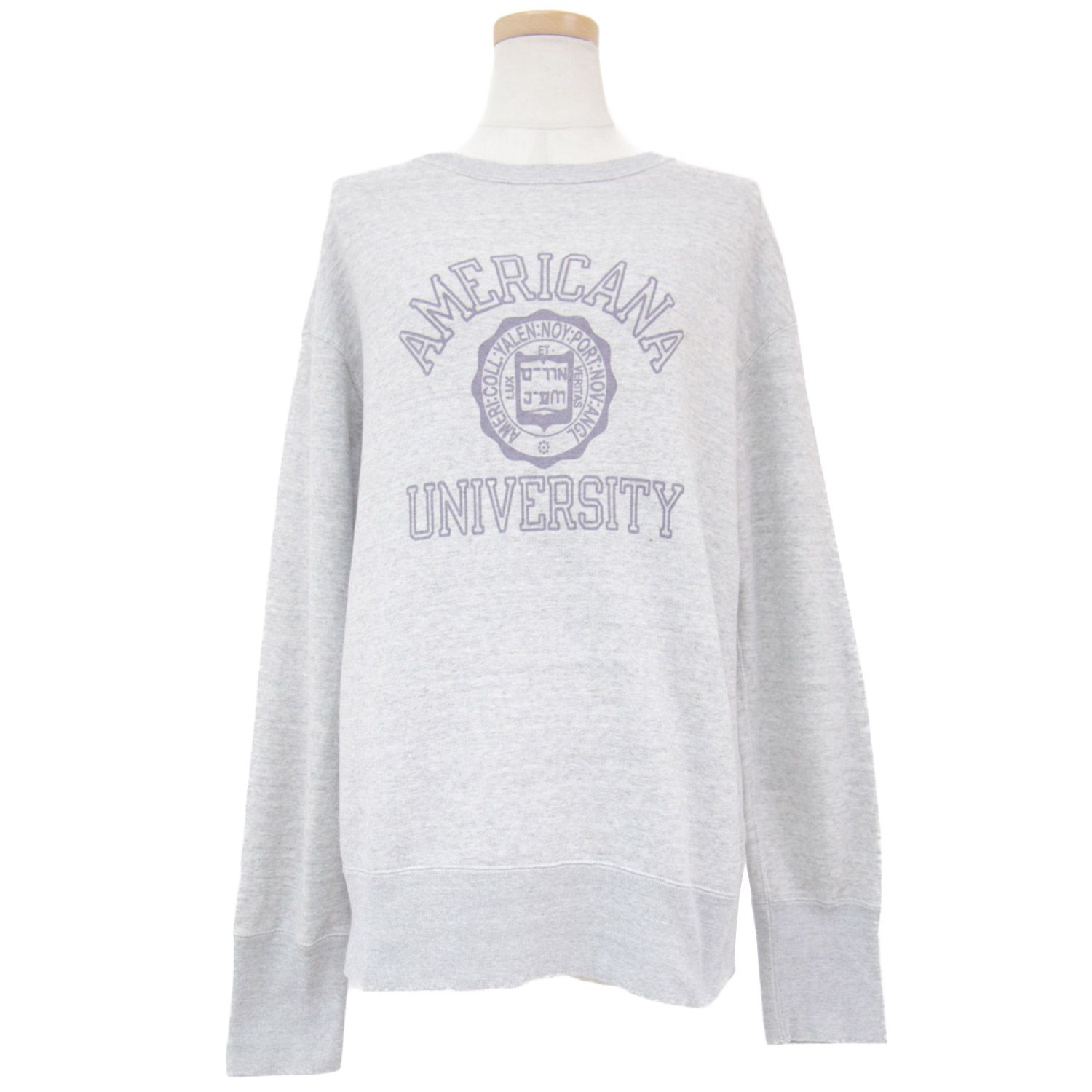 美品 アパルトモン アメリカーナ ロゴ スウェット カレッジプリント