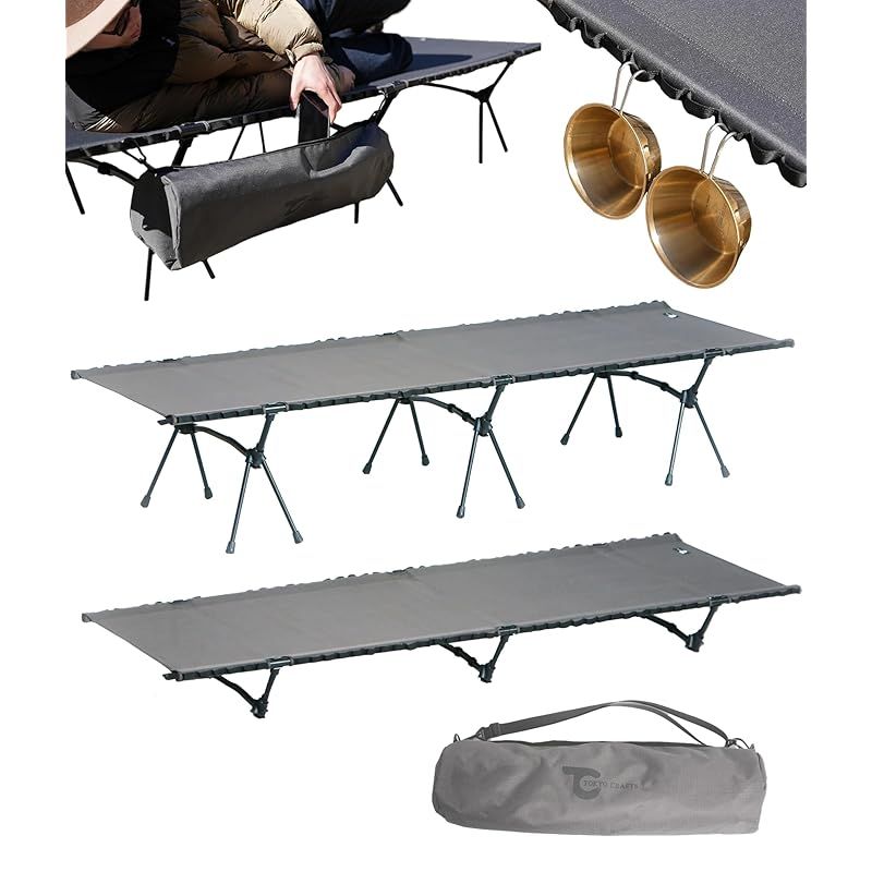 新品✨キャンプコット ワイド キャンプ 2WAY 軽量 折りたたみ式