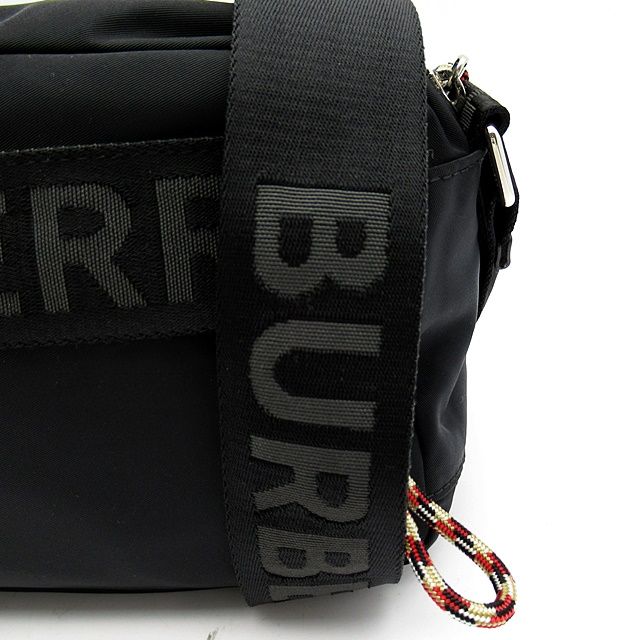 ❣️BURBERRYバーバリー ❣️ボディバック　クロスボディ　ナイロンレザー チェック クロスボディバッグ​ (サンド) - メンズ, ナイロン