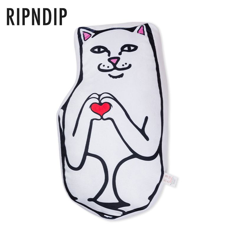 【超特価品】RIPNDIP リップンディップ 総柄 猫　トラックパンツ　ジャージ Mサイズ パンツ