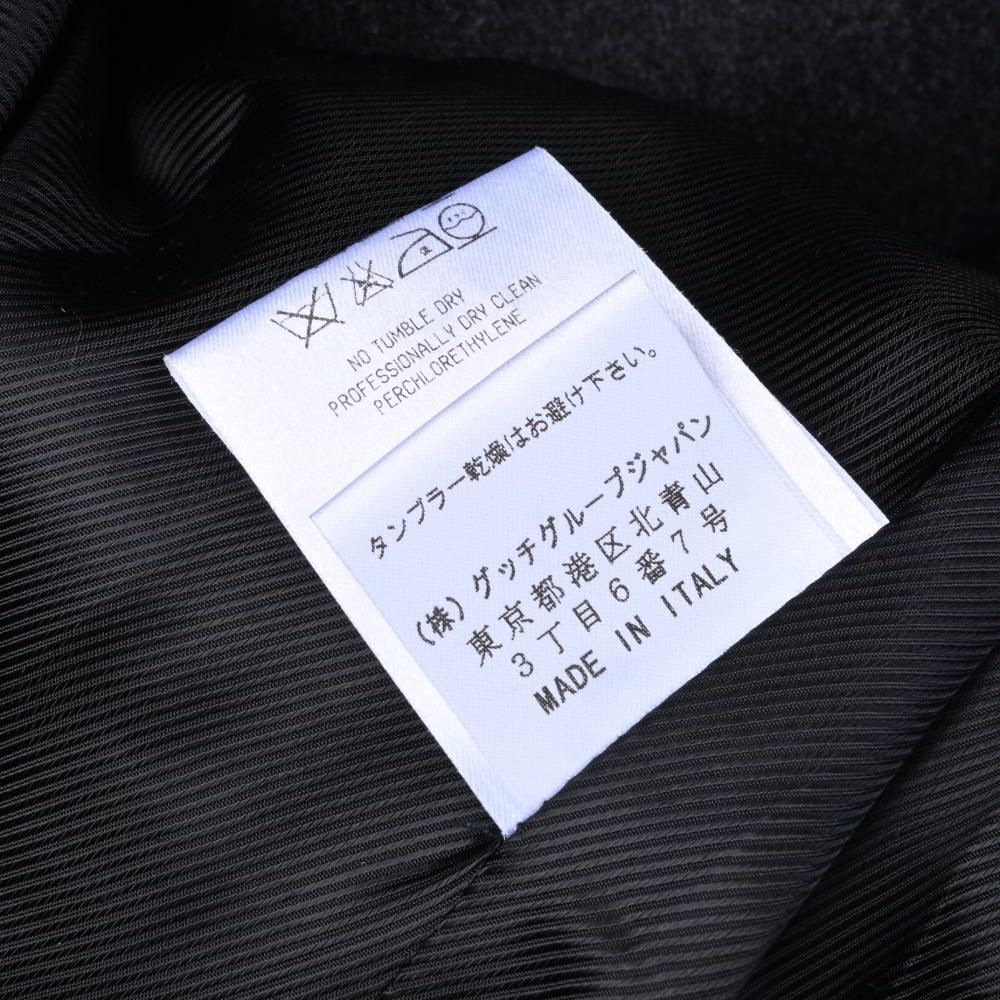 GUCCI カシミヤ混 ハイネック コート - メルカリ 