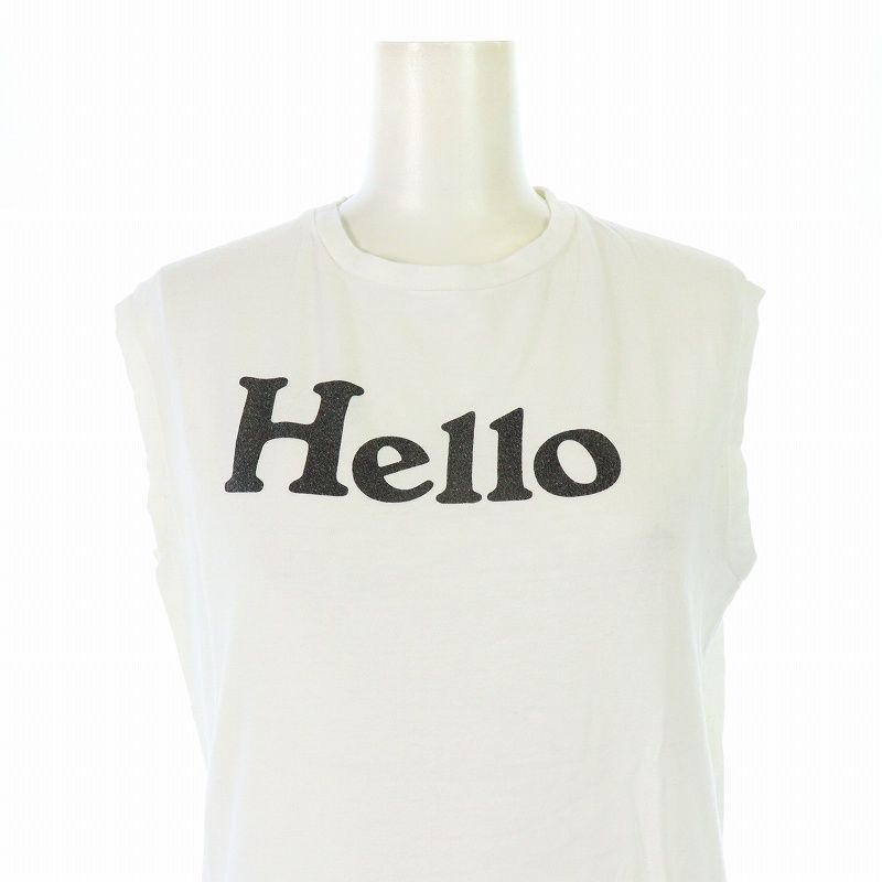 マディソンブルー MADISONBLUE 22SS HELLO NOSLEEVE TEE Tシャツ 