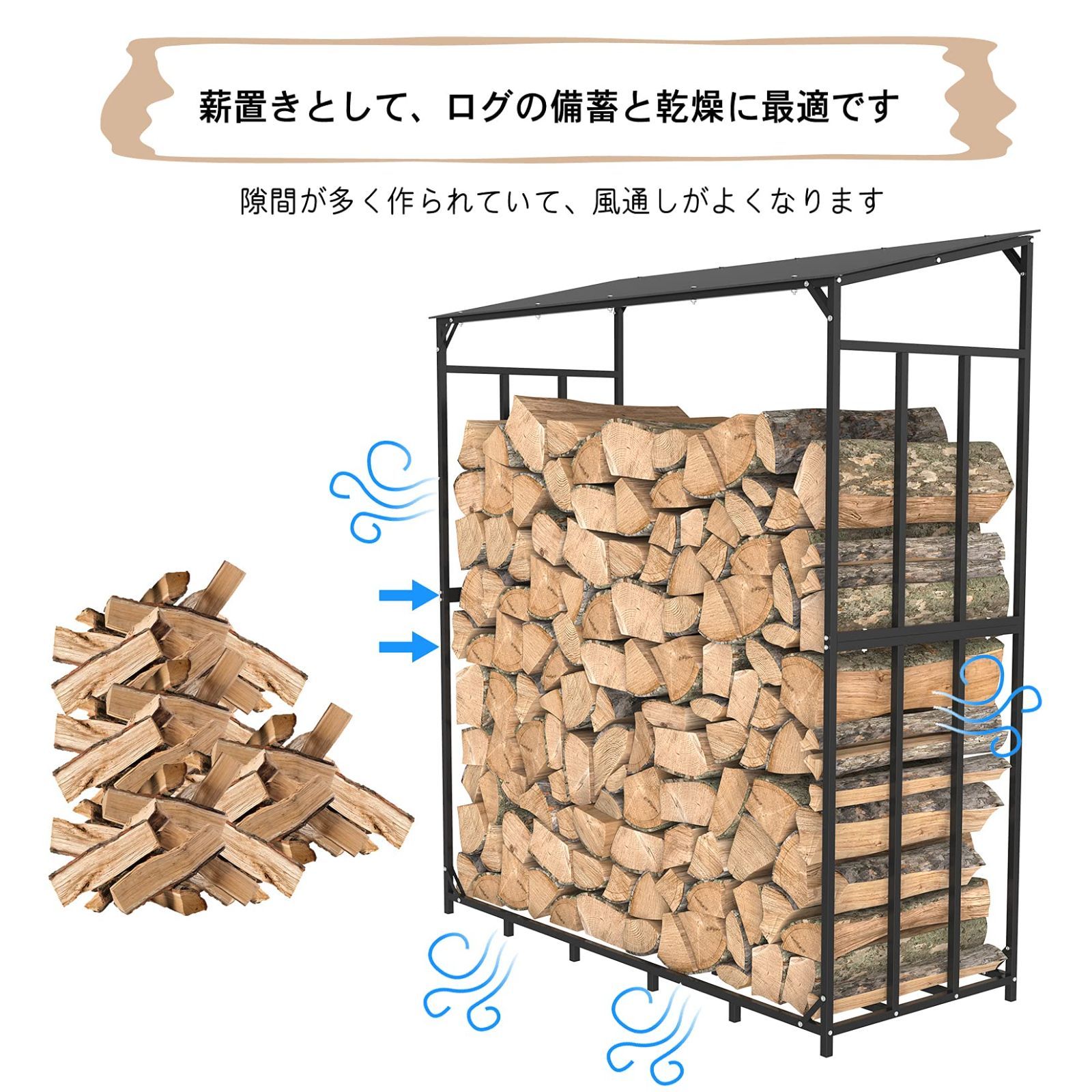 薪の保管