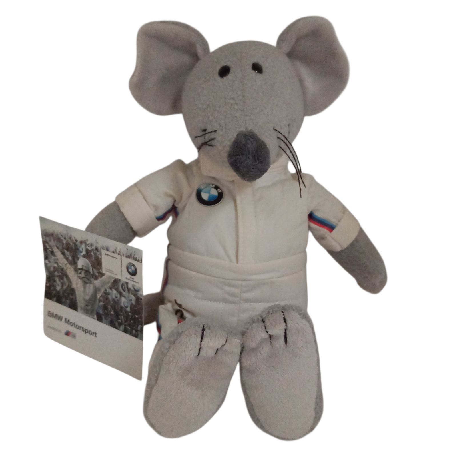 X10355 ぬいぐるみ BMW Motorsport BMW Power ネズミ グレー