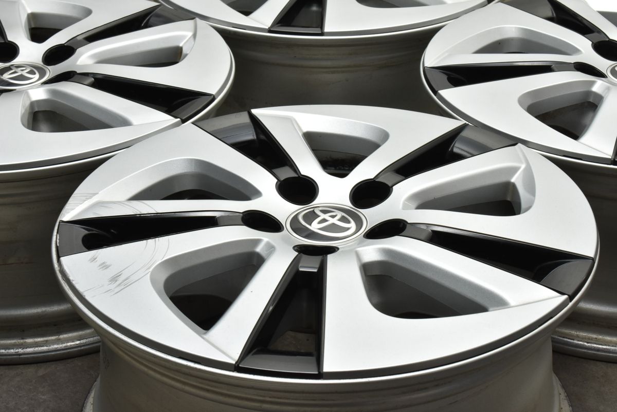 交換用に】トヨタ 50 プリウス 純正 15in 6.5J +40 PCD100 4本