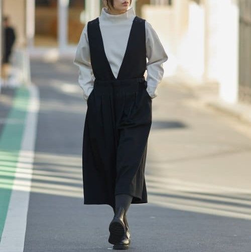 GRAMICCI × EKAL（M）別注ジャンパースカート これからの秋を快適にする GRAMICCI × EKALのON・OFF着回し