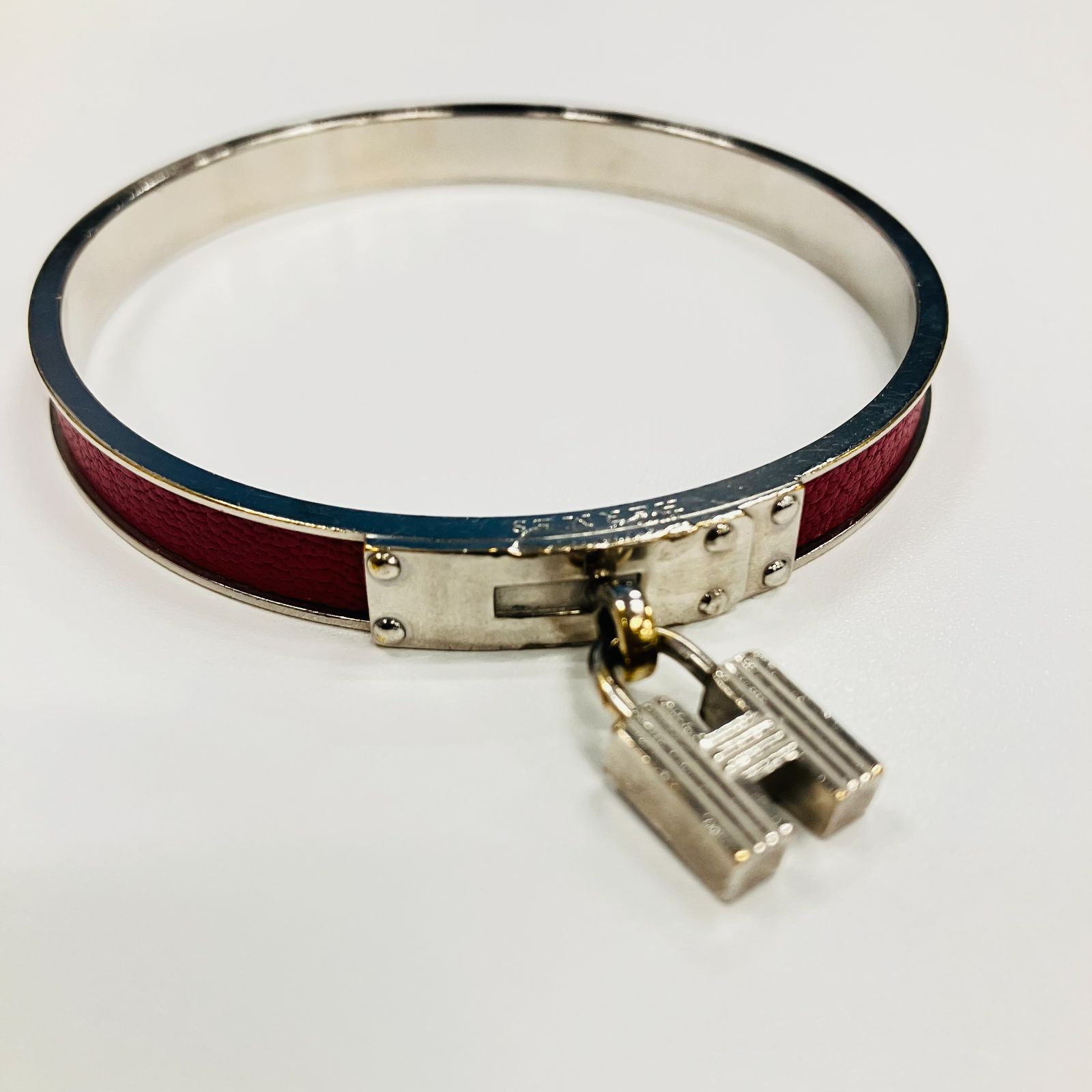 HERMES♡H バングル ベージュ エナメルブレスレット 《クリックH》 | Hermès - エルメス-公式