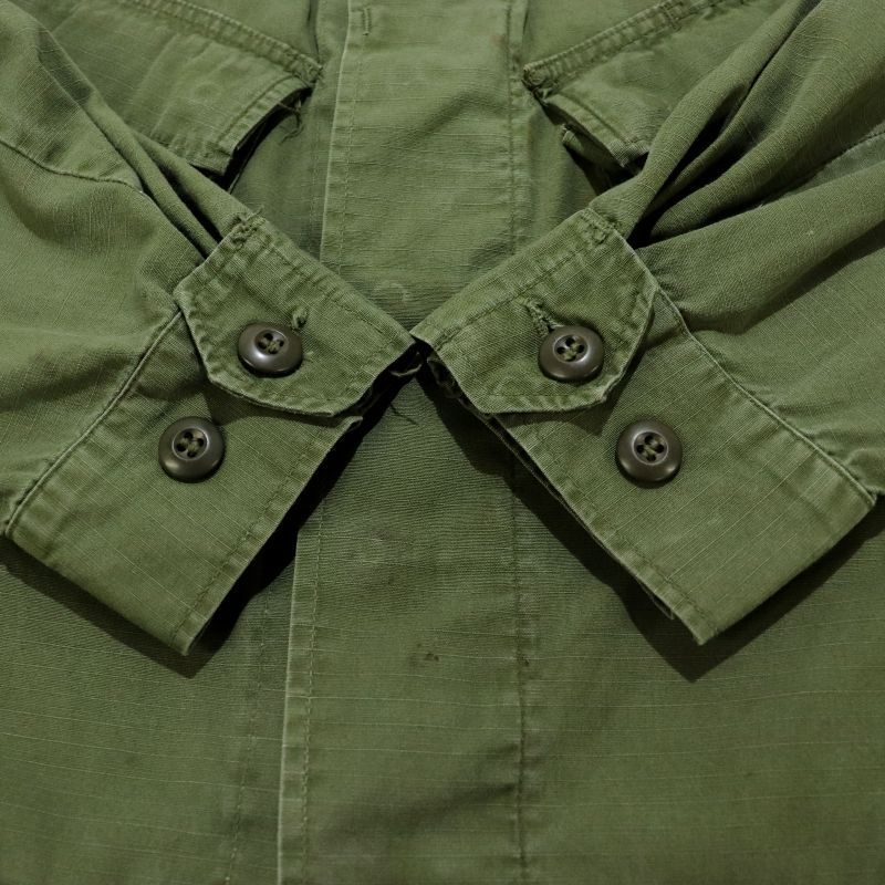 60s ジャングルファティーグ ジャケット 5th リップストップ S-R 60's U.S.ARMY ジャングルファティーグジャケット リップス