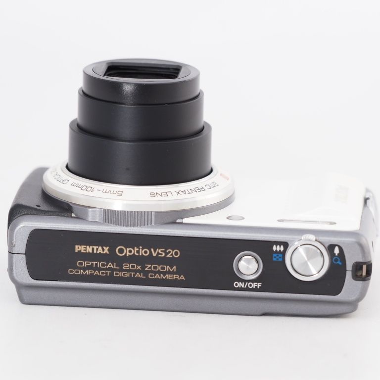 PENTAX デジタルカメラ Optio VS20(ブリリアントホワイト)1600万画素 28mm 20倍 小型軽量 OPTIOVS20WH Amazon | PENTAX デジタルカメラ Optio VS20(ブリリアント