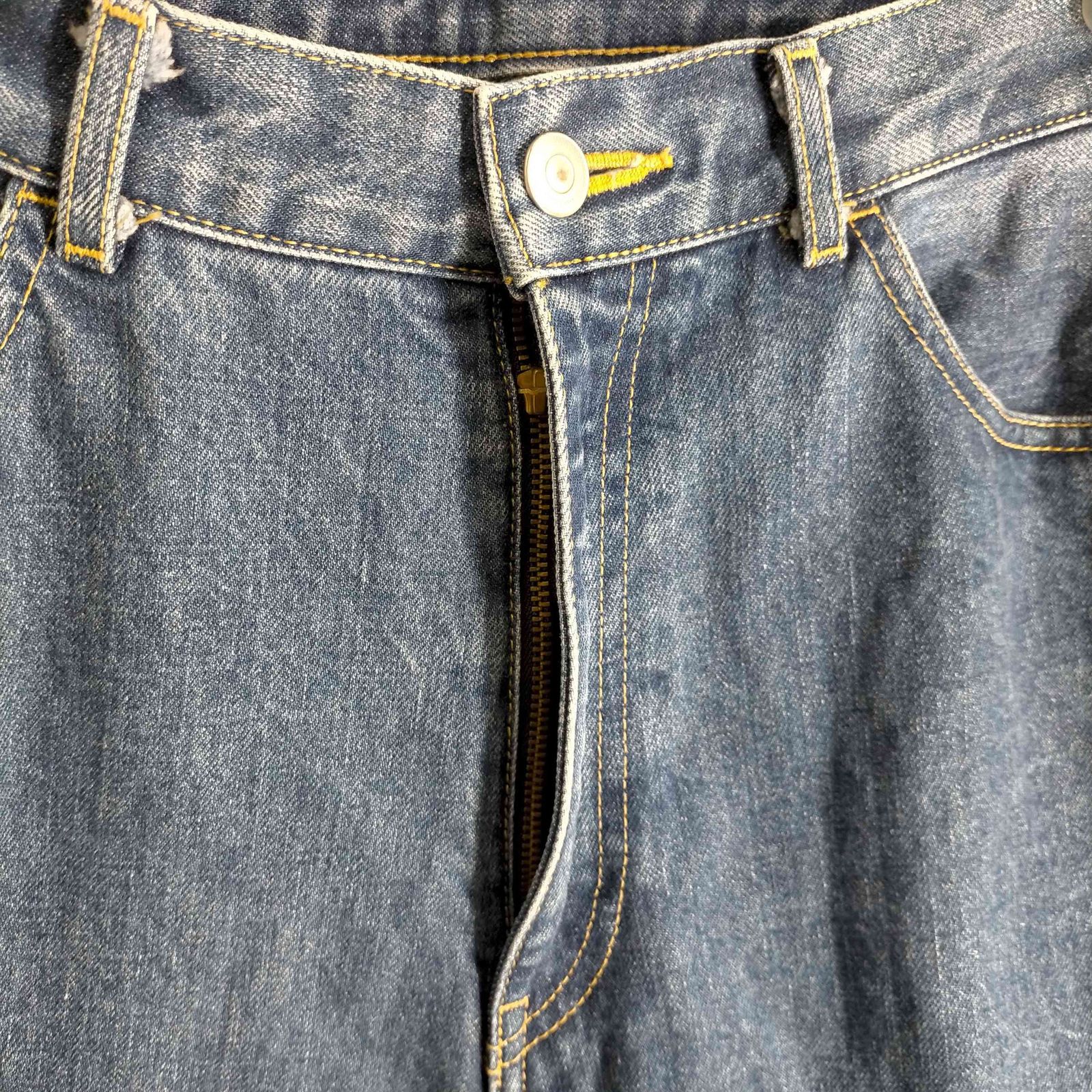 スティーブンアラン Steven Alan 13.5oz DENIM 5P BAGGY TAPERED PANTS 