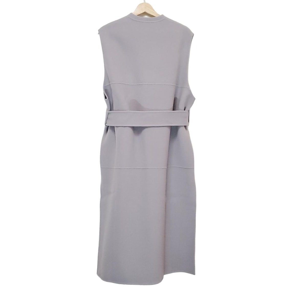 HAVEL studio ハーヴェルスタジオ コート サイズ38 M レディース - グレーベージュ ノースリーブ 秋 冬