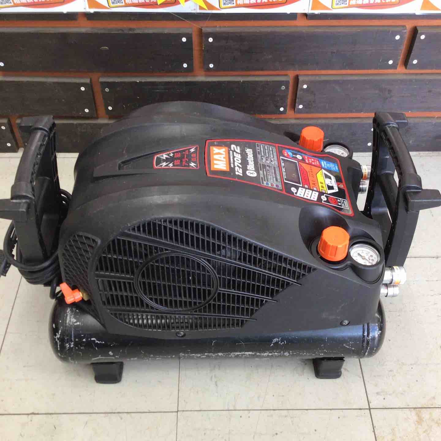 品 マックス|MAX エアコンプレッサー AK-HH1270E2_ブラック 鴻巣店