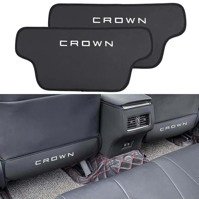 LEXLEYS トヨタ クラウン 210系 220系 クラウン スポーツ クラウンクロスオーバー 35系 専用設計 キックガード シート バック マット キックガード レザー 後部座席シートバックプロテクター 内