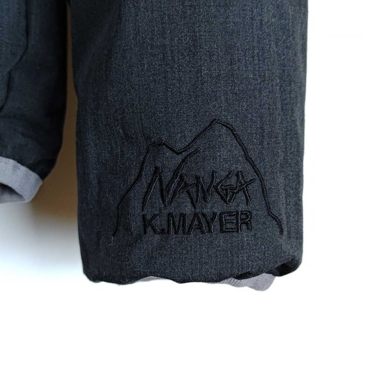KRIFF MAYER × NANGA リバーシブルダウンジャケット S YELLOW×BLACK 