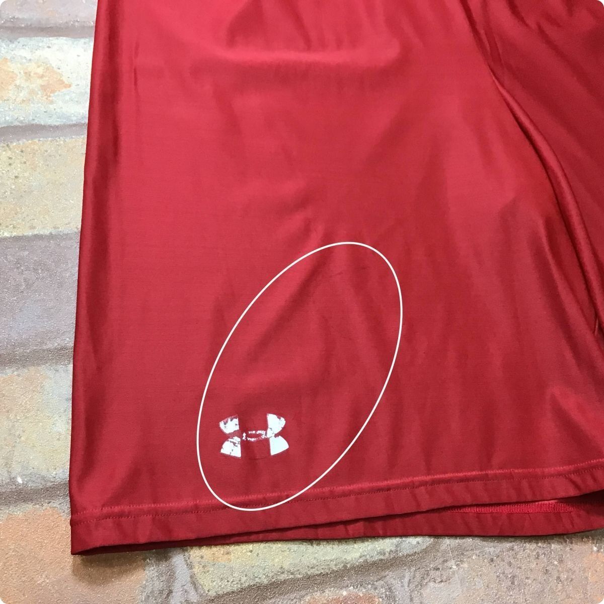 SP1-210★USA限定品★カレッジ物★【UNDER ARMOUR アンダーアーマー】サウスカロライナ大 ストレッチ ハーフパンツ【メンズ M】サッカー スポーツ USA古着 トレーニング ランニング