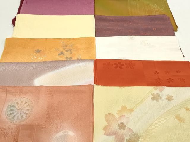 平和屋本店 和装小物 帯揚げ10枚 DZAA10829kh5