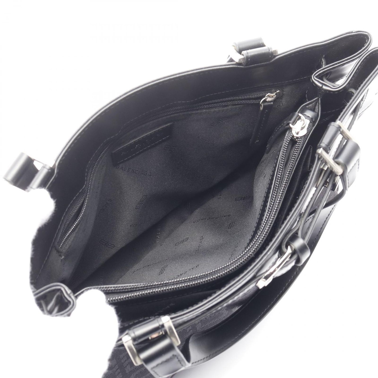 バレンシアガ BALENCIAGA トートバッグ BB柄 ブラック バレンシアガ BALENCIAGA トートバッグ BB柄 ブラック